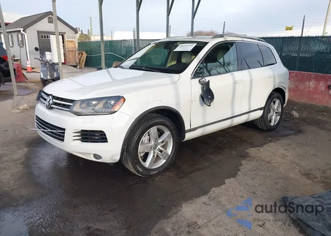 2012 Volkswagen Touareg Vr6 Lux из США, поврежденный, VIN WVGEF9BPXCD009946
